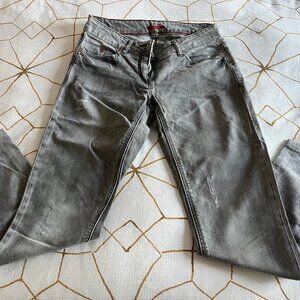 Beautiful light gray jeans from French brand Kookai Size 36 (US 25) like new!